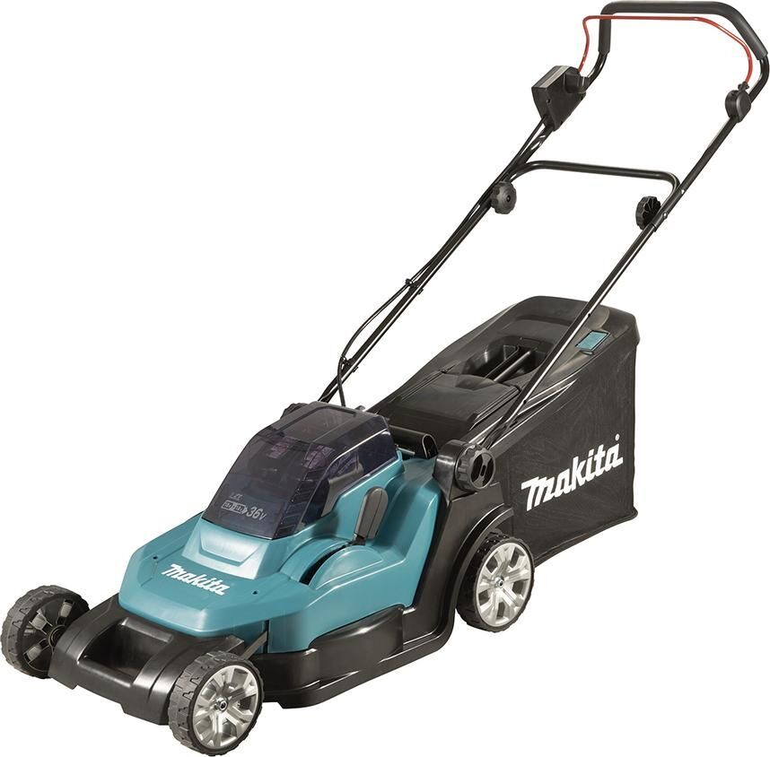 MAKITA Akku-Rasenmäher DLM432PT2 2x18V 5Ah Doppelladegerät