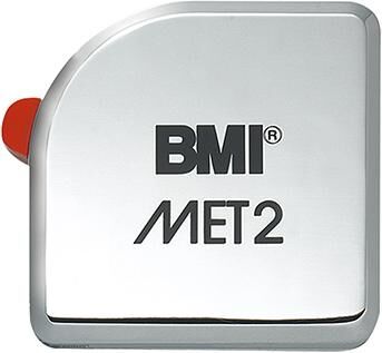 BMI Taschenbandmaß MET verchromt 3m x 13mm