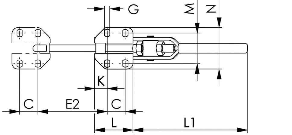AMF Verschlussspanner 6847 Gr. 5