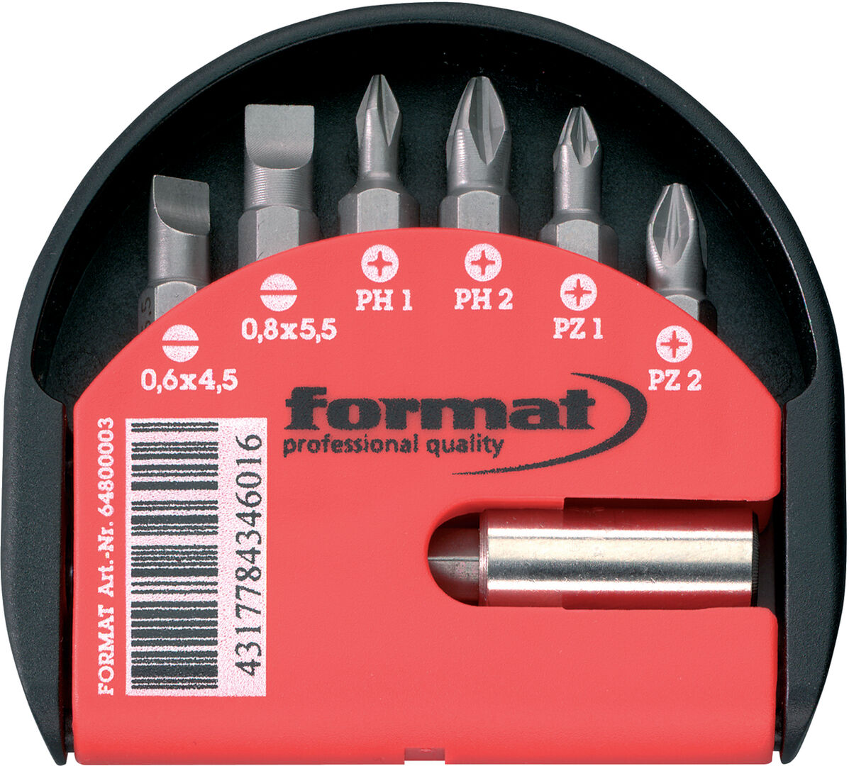 FORMAT Bit-Set 7-teilig Klapphalter