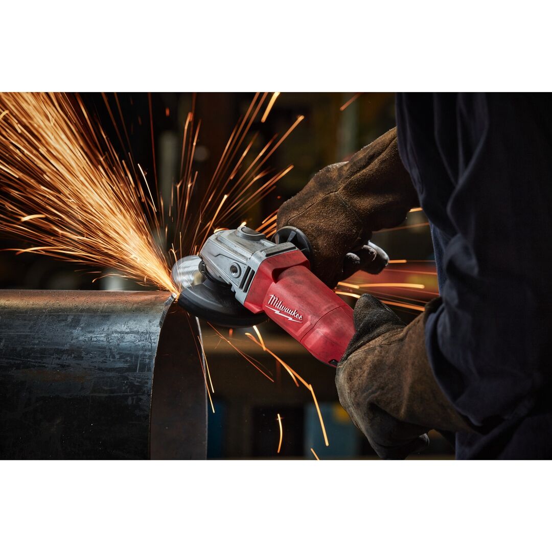 MILWAUKEE Winkelschleifer AGV13-125XSPDE Totmannschalter im Karton