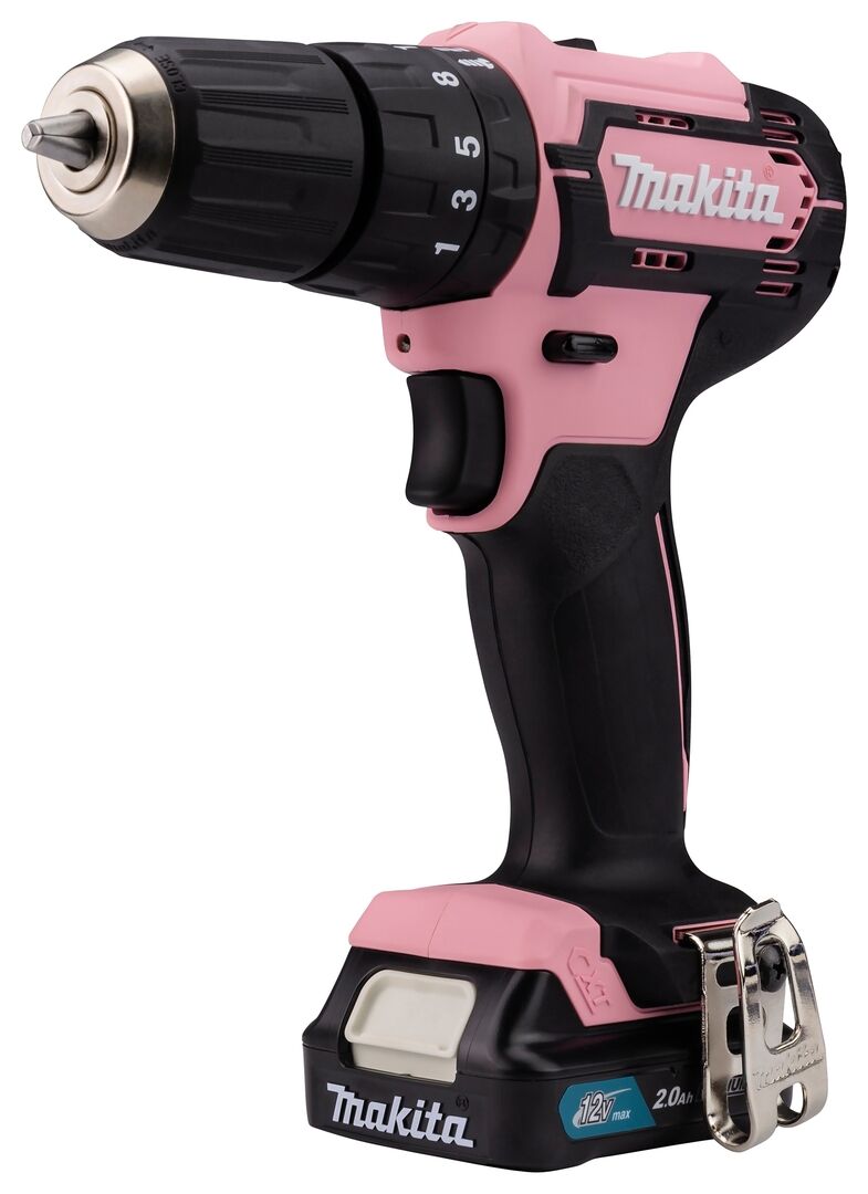 MAKITA Akku-Schlagbohrschrauber HP333DSAP 12V Pink inkl. 1 Akku & Ladegerät