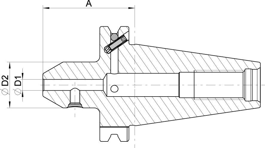 HAIMER Flächenspannfutter ADB 12,0mm SK40 DIN69871
