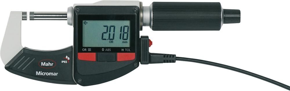 MAHR Digitale Bügelmessschraube 25-50mm IP65 mit Datenausgang