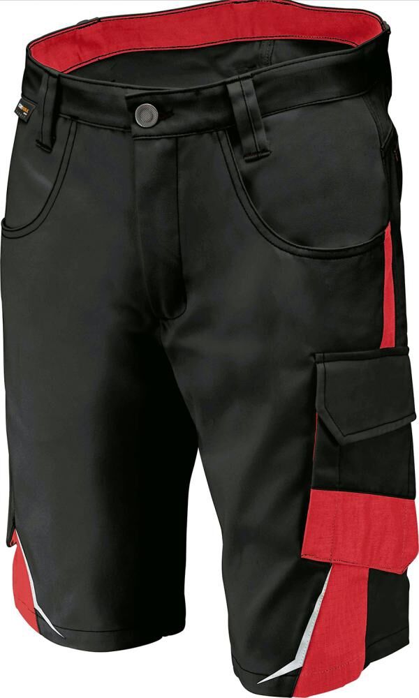 KÜBLER Bermuda PULSSCHLAG Gr. 56 schwarz/mittelrot