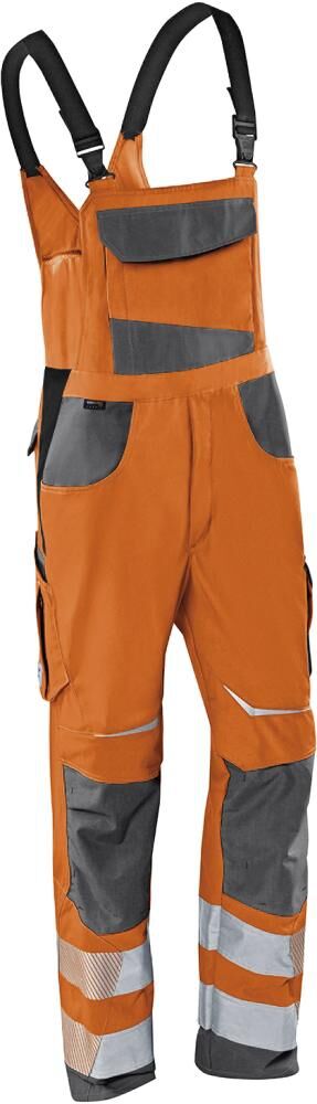 KÜBLER Latzhose REFLECTIQ Gr. 27 PSA 2 warnorange/anthrazit