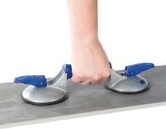 BOHLE Saugheber mit Anzeige 50kg mit 2-Kopf-Kunststoff