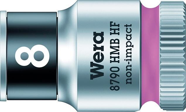 WERA Steckschlüsseleinsatz 6-kant 3/8" 8mm mit Haltefunktion