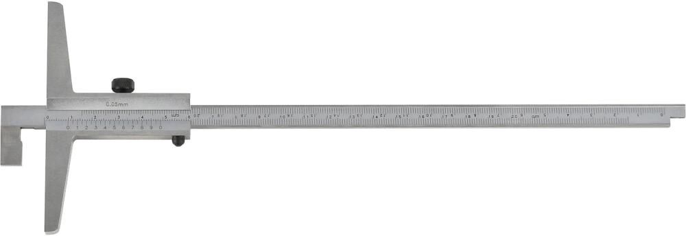 FORTIS Tiefenmessschieber 300mm 1/50 abgesetzte Messstange
