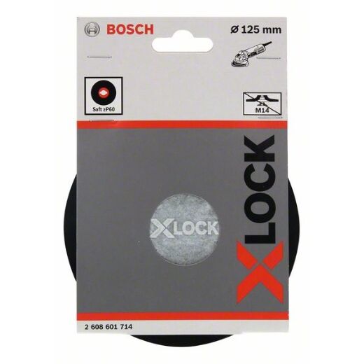 BOSCH Stützteller 125mm soft X-LOCK