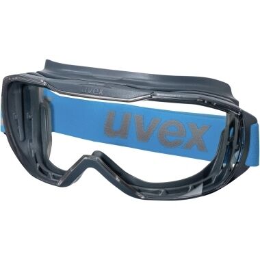 UVEX Vollsichtbrille megasonic exc. AS AF klar grau/blau 9320.265