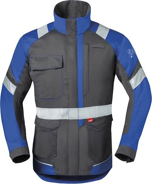 HAVEP Langjacke Safety Image+ 50285 kohlengrau/blau Größe 48