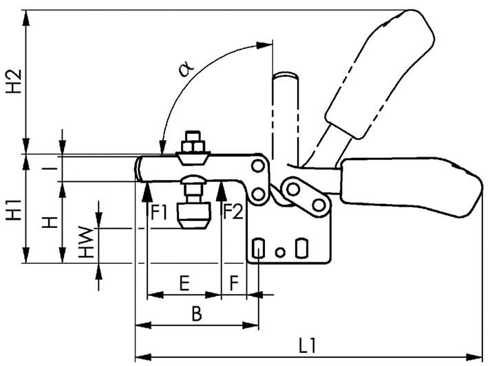 AMF Waagrecht-Spanner 6832 Gr. 2