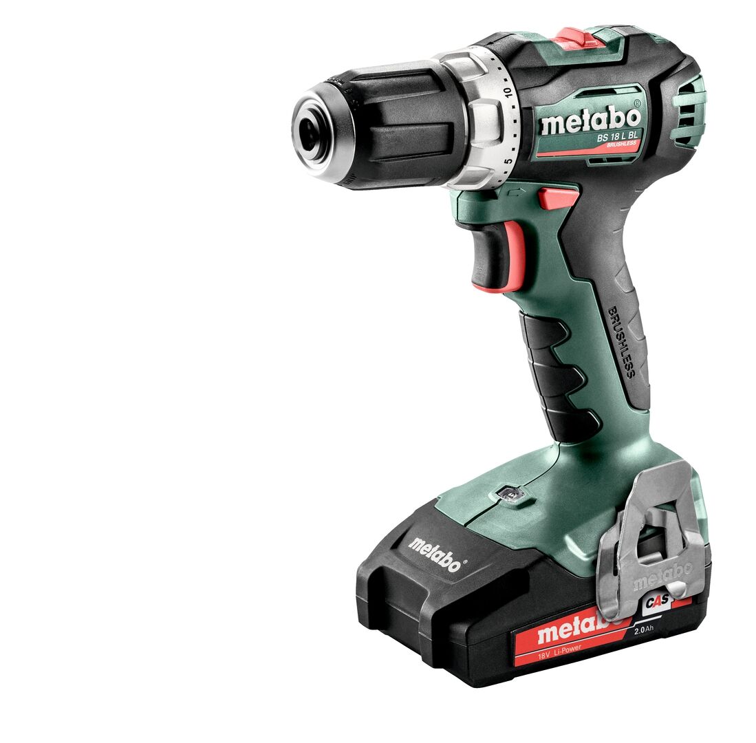 METABO Akku-Bohrschrauber BS 18L BL 2x Akku 18 V/2,0Ah SC 30 Koffer