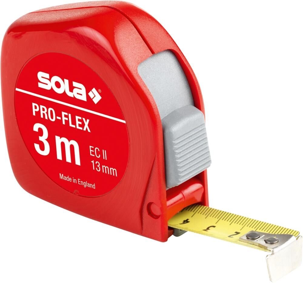 SOLA Taschenbandmaß Pro-Flex 3mx13mm