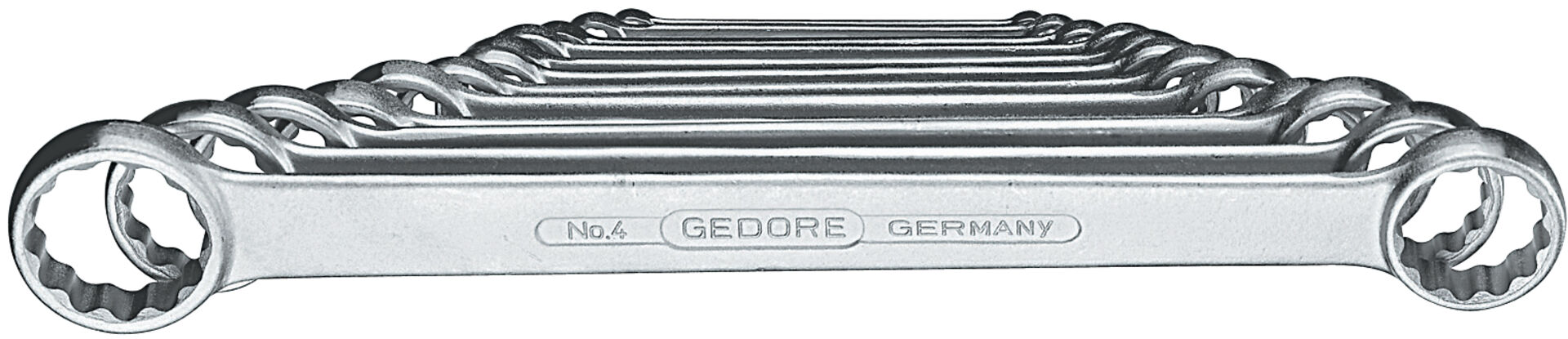 GEDORE Doppelringschlüssel-Set 8-teilig 6-22mm 4-8 6061700