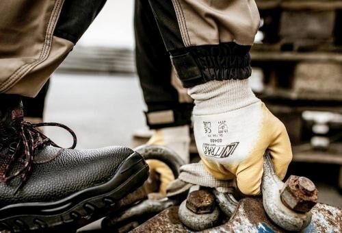 NITRAS Montage-Handschuh Start Gr. 11 Nitril gelb