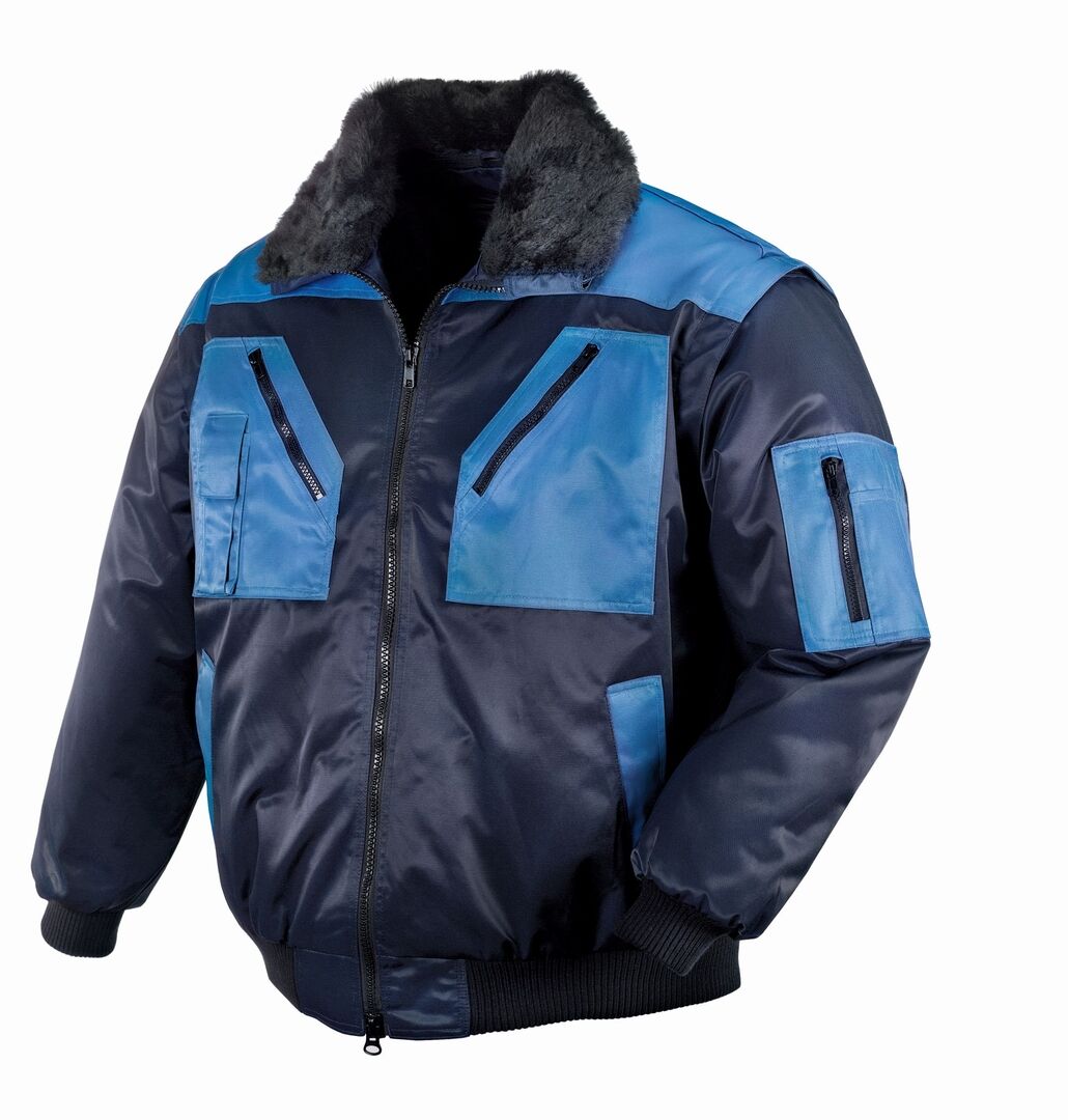 TEXXOR Pilotenjacke 4-in-1 Gr.L marine/kornblau