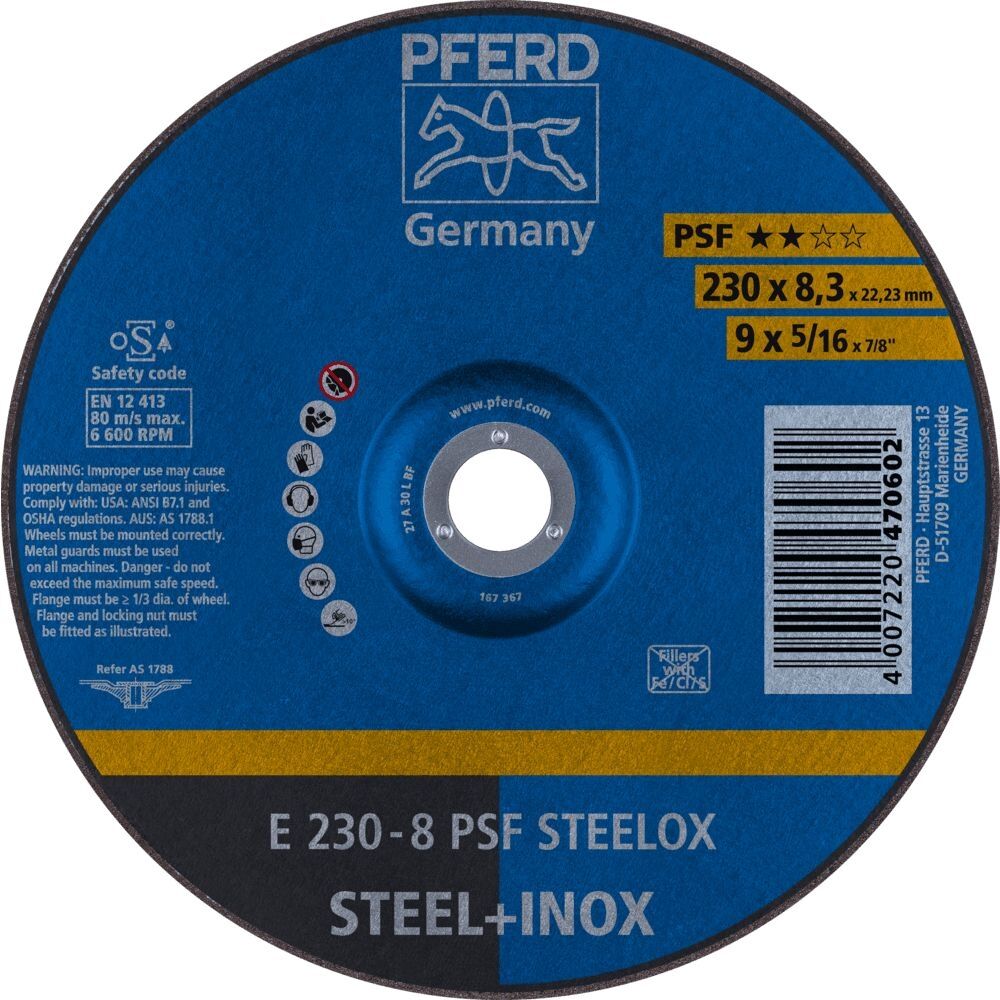 PFERD Schruppscheibe E 230-8L PSF