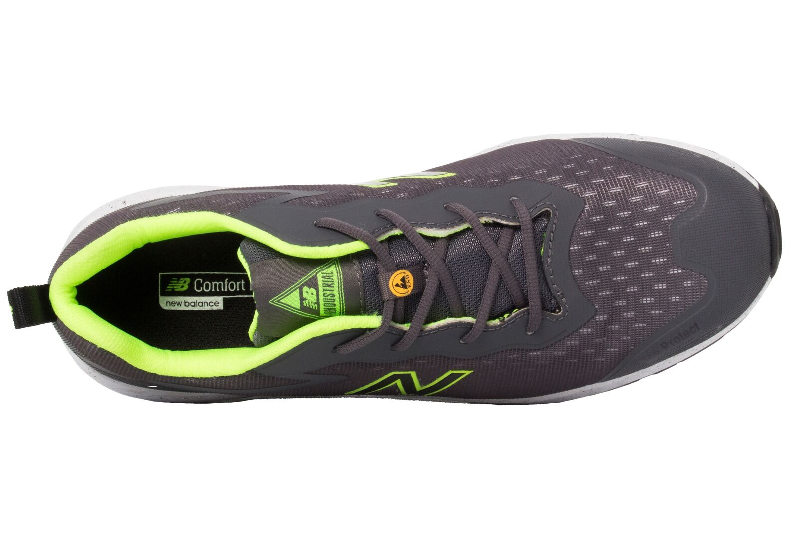 NEW BALANCE Sicherheits-Halbschuh Logic Gr. 40 W11 S1P HRO grau/lime MIDLOGI