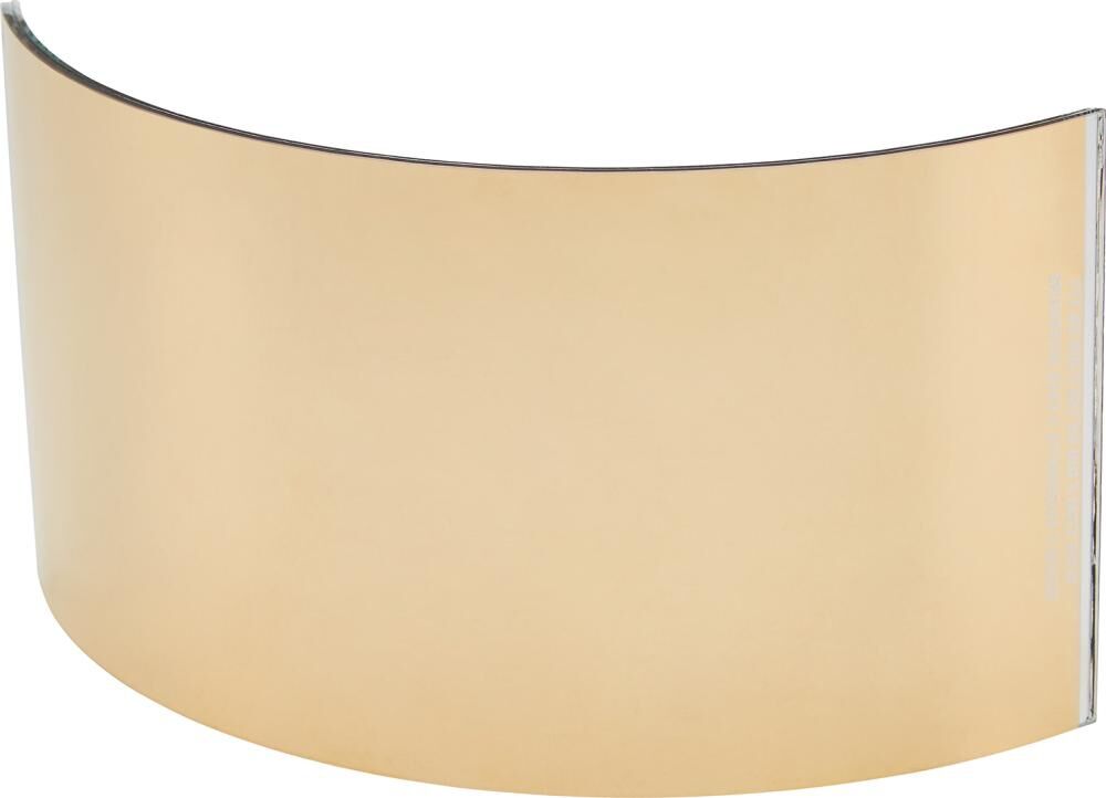JUTEC Weitwinkelscheibe Glas goldbedamft 100x220mm