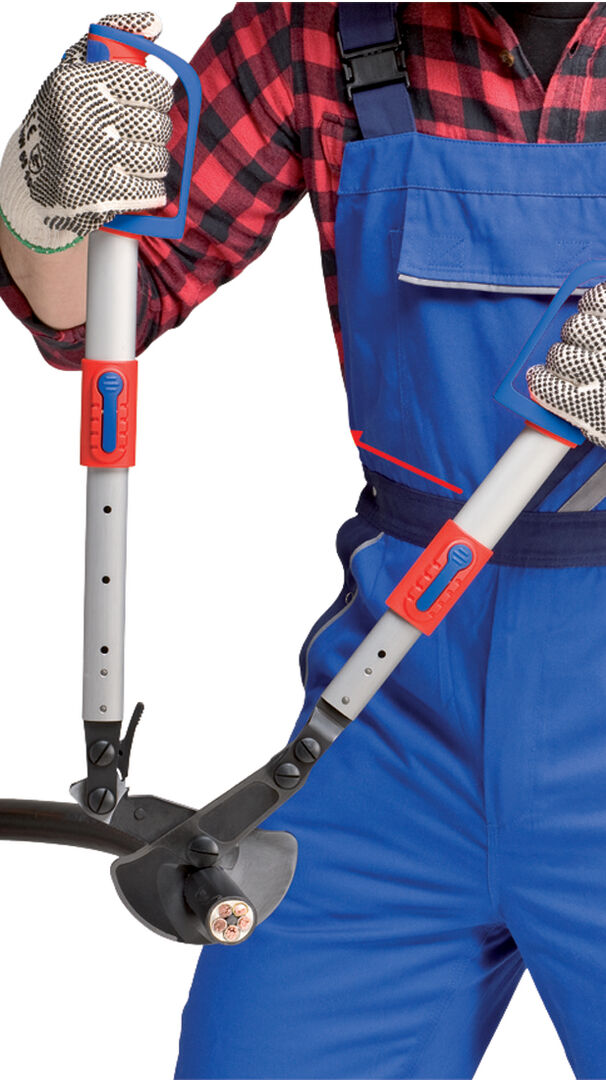 KNIPEX 95 32 038 Kabelschere Ratschenp. Teleskopschenkeln 570mm