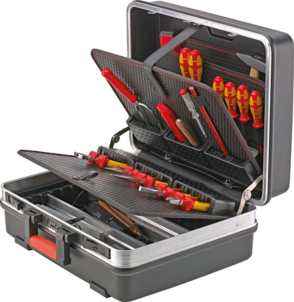 FORMAT Werkzeugkoffer 470x360x210mm ABS mit Einsteckmodulen