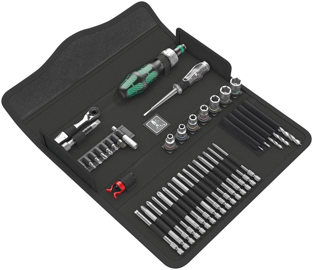 WERA Kraftform Kompakt 41-teilig H 1 für Holz