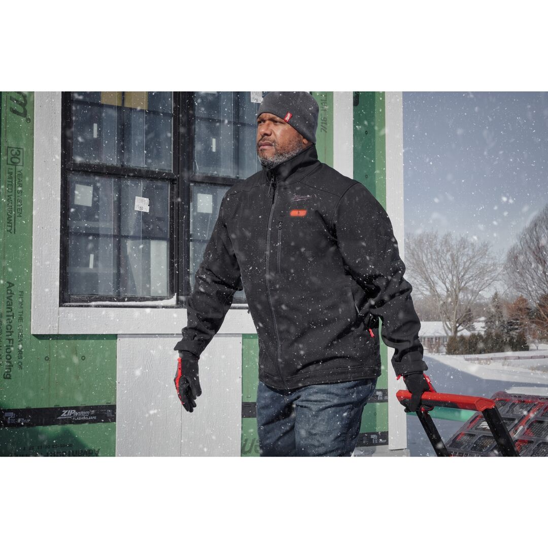 MILWAUKEE Akku-Thermo-Jacke Arbeitsjacke M12 HJBL5-0 schwarz Gr. XL