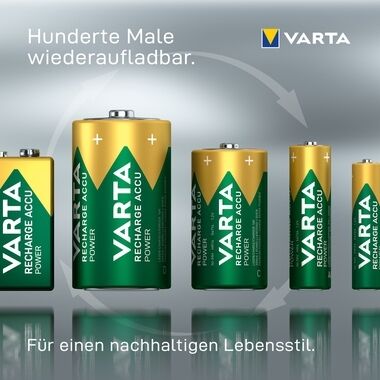 VARTA Akku Mignon AA HR6 Ready to use 2.600mAh 4 Stück 5716101404