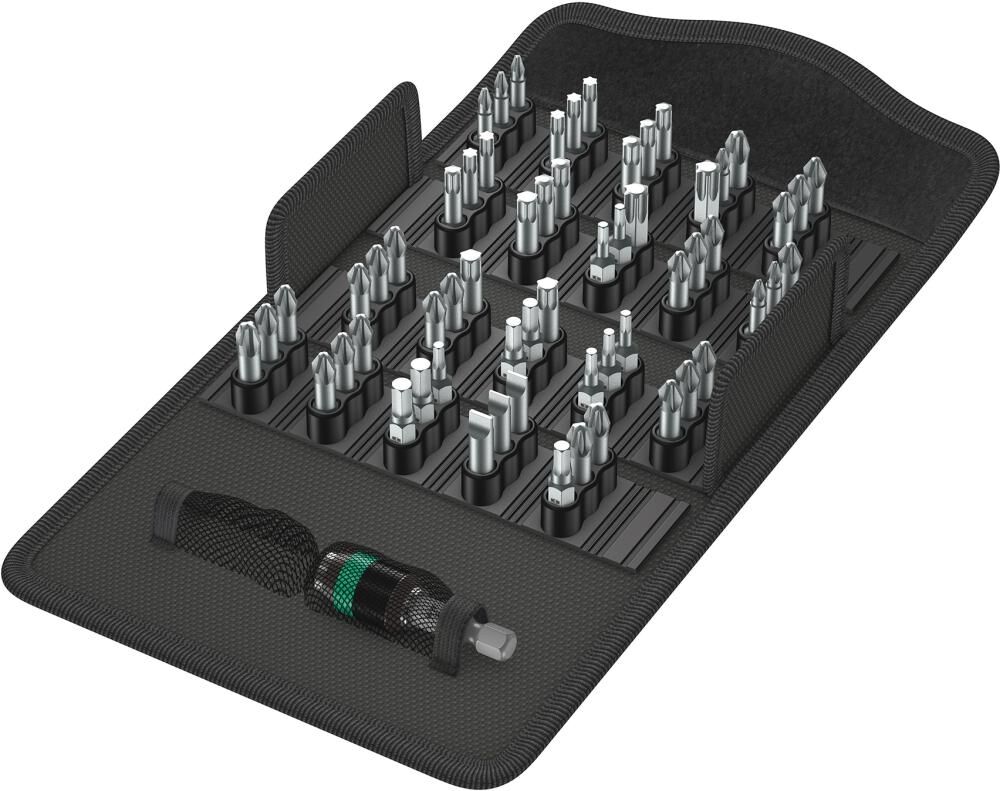 WERA Bit-Sortiment Bit-Safe 8600/889-60TZ 61-teilig