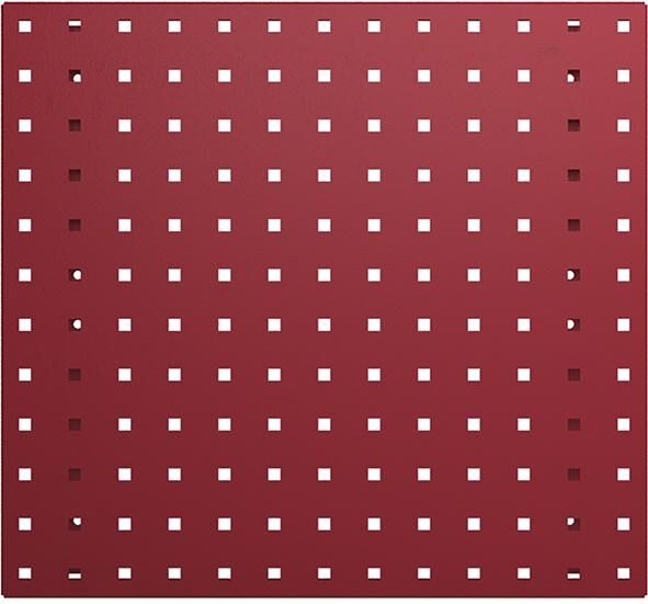 BOTT Lochplatte 495x457mm purpurrot RAL 3004