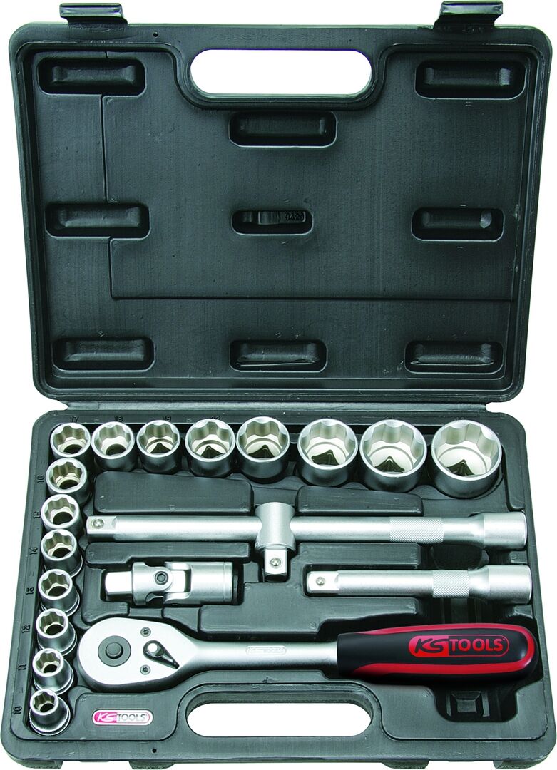 KS TOOLS Steckschlüssel Set 1/2" 20-teilig im Koffer