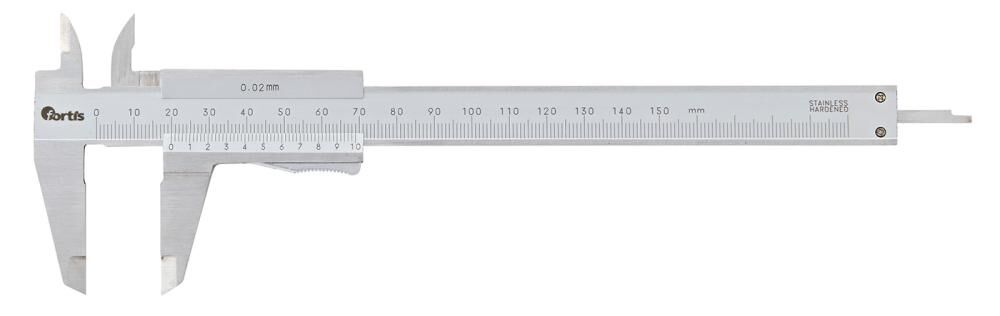 FORTIS Taschenmessschieber Momentfeststellung 150mm 1/50 1/1000
