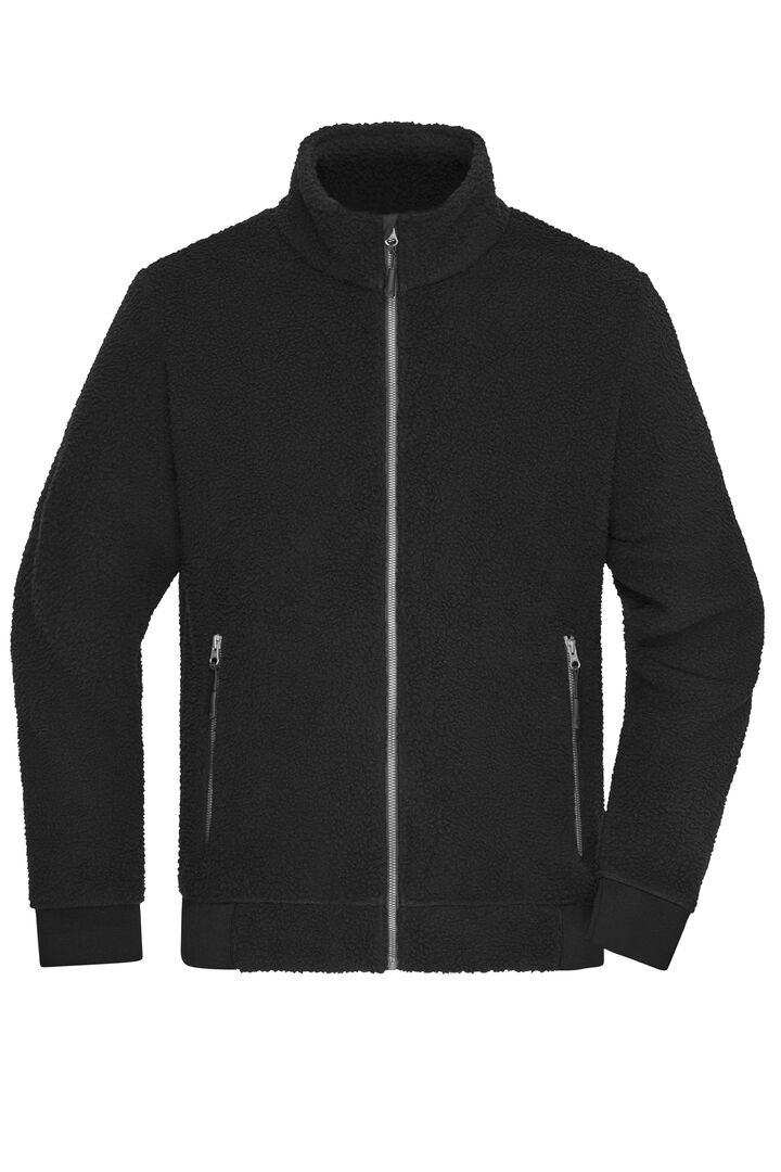 DAIBER Sherpa-Jacke Arbeitsjacke Teddyjacke Gr. XXL black JN1862
