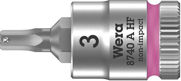 WERA Schraubendrehereinsatz 1/4" 3x28mm sechskant Haltefunktion