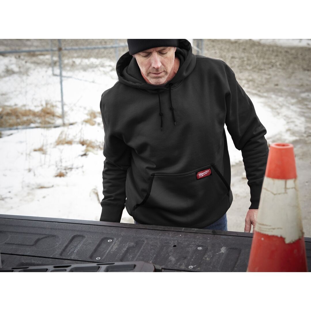 MILWAUKEE Kapuzenpullover WHB schwarz Gr. 2XL