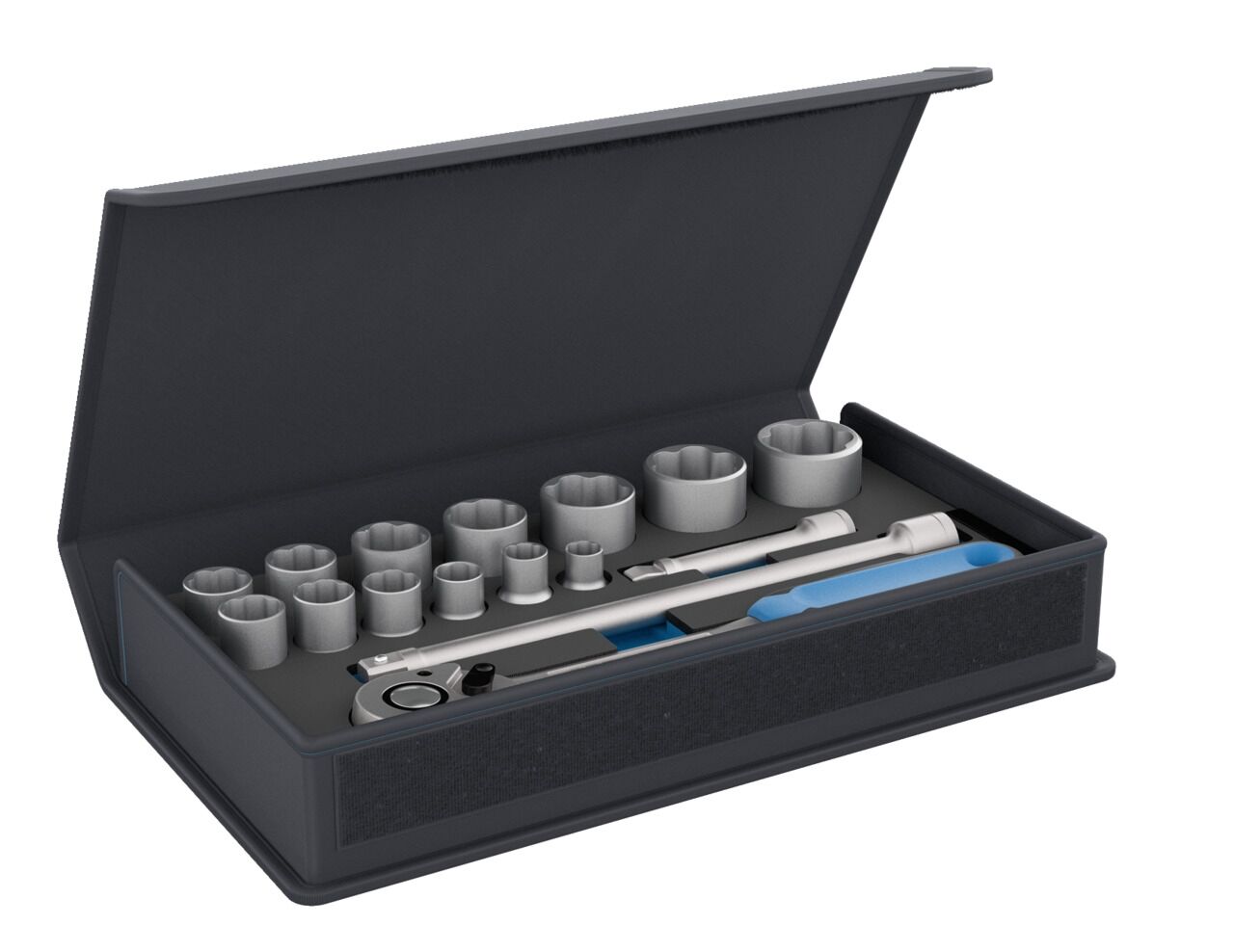 GEDORE Steckschlüsseleinsatz 1/2" Set 16-teilig TC 19-MU-10 3085023