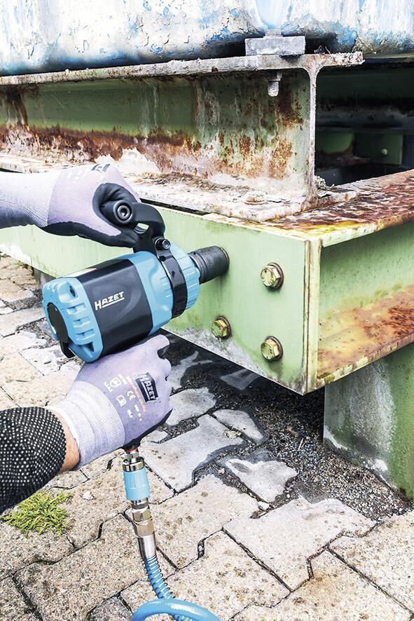 HAZET Twin Turbo Schlagschrauber,1/2" kurze Ausführung,max.2200 Nm 9012TT