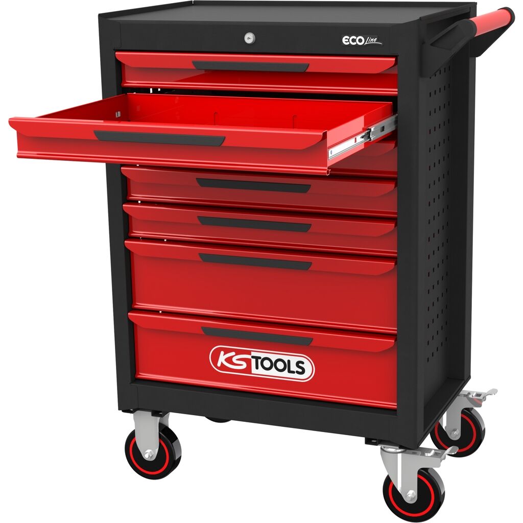 KS TOOLS Werkstattwagen 7 Schubladen ECOline 897.0007
