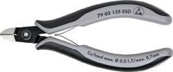 KNIPEX Präzisions-Elektronik-Seitenschneider 125mm ESD brüniert 79 02 125