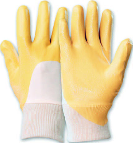 KCL Montagehandschuhe Sahara 100 Gr. 7 Nitril gelb