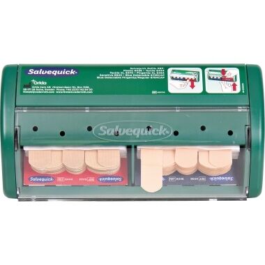 SALVEQUICK Pflasterspender 1009070 grün +Refill 6444/6036