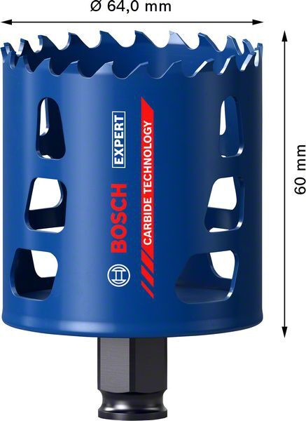 BOSCH Lochsäge EXPERT ToughMaterial 64mm