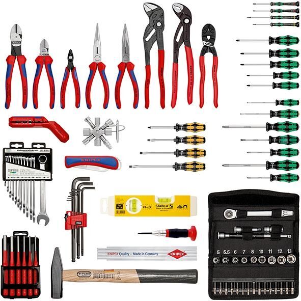KNIPEX Werkzeugset BIG Basic Move Mechanik 79-teilig