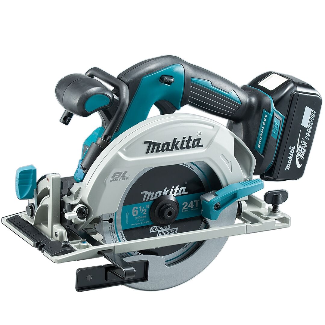 MAKITA Akku Handkreissäge DHS680RTJ Ladegerät, 2 x 5,0 Ah-Akku, Koffer