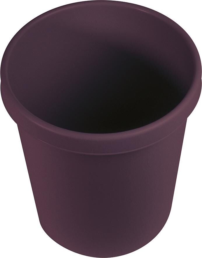 HELIT Papierkorb 18l schwarz 331mm Recycling K-Stoff