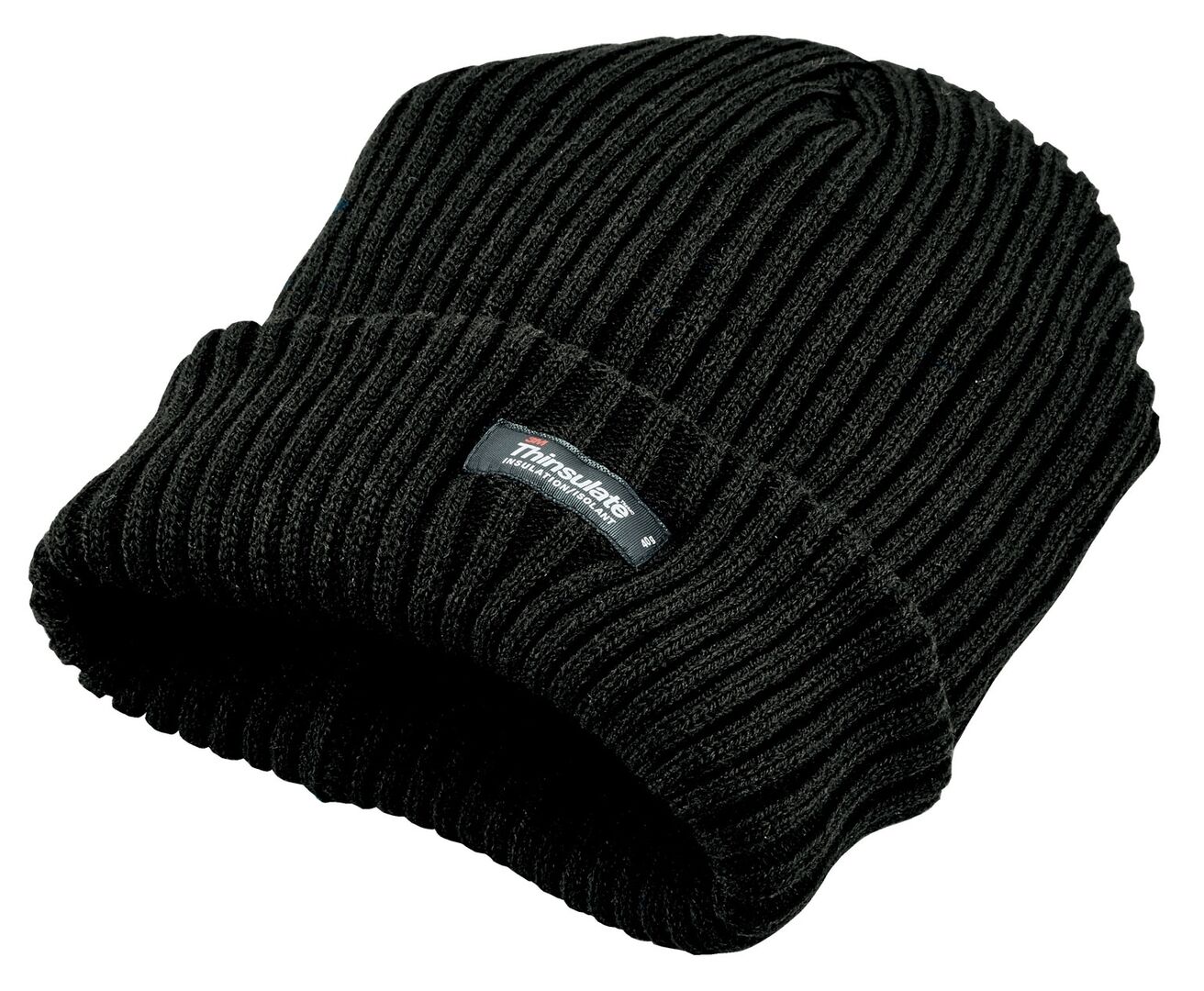 Wintermütze Acryl Thinsulate Futter schwarz