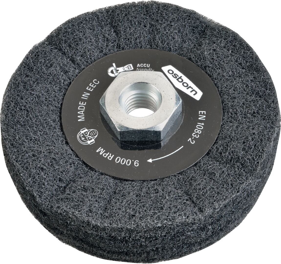 OSBORN Satinierring 100mm Vlies fine