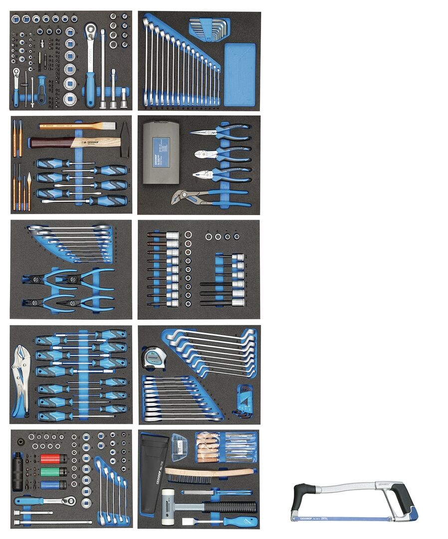 GEDORE Werkzeugsortiment in CT-Modulen 308-teilig TS-308 2956535